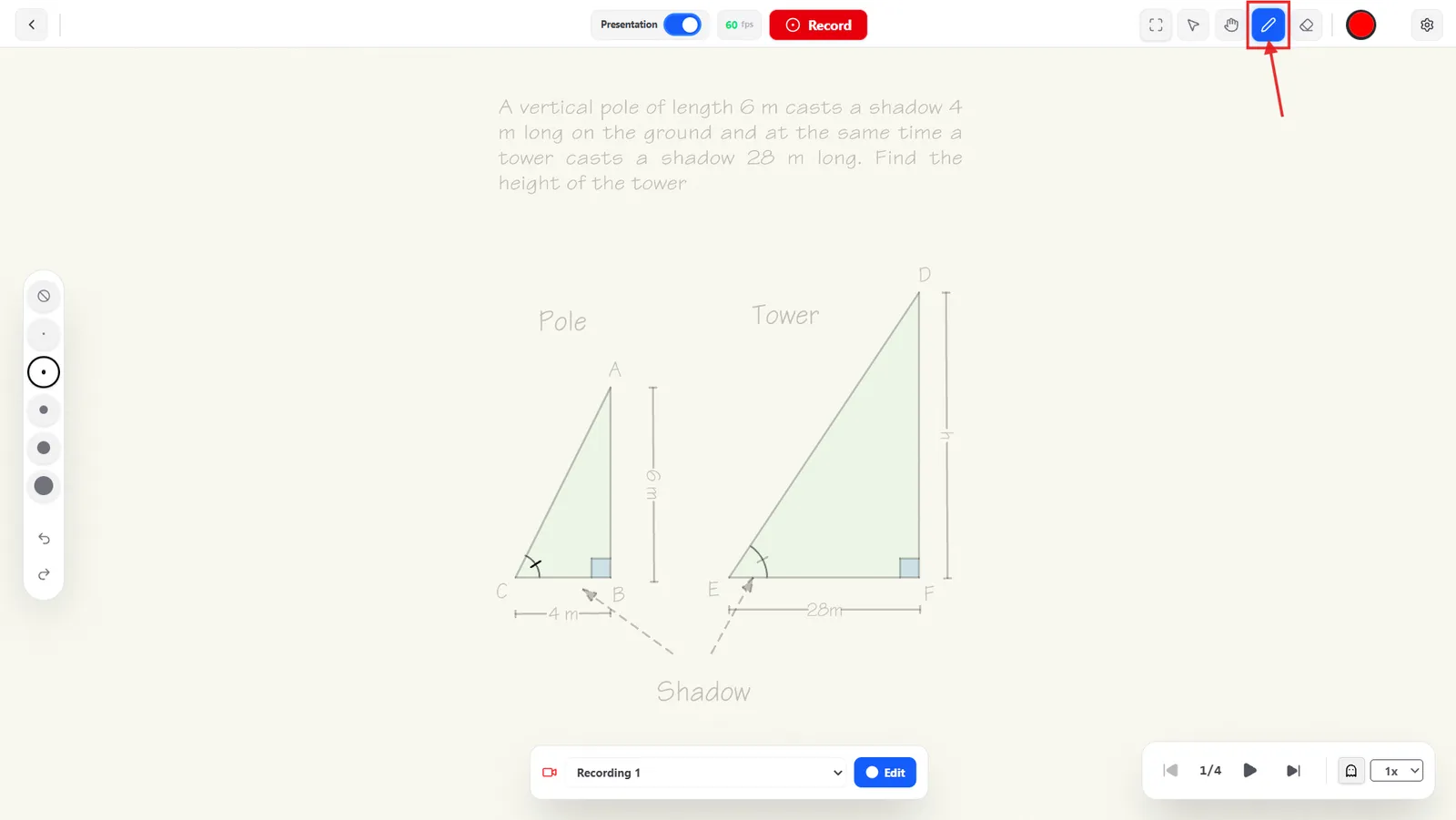 The Pencil Tool